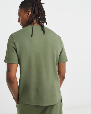 BOSS Waffle Short Sleeve Lounge T-Shirt - Green