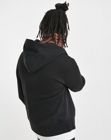 Calvin Klein Black Horizontal Logo Full Zip Hoodie