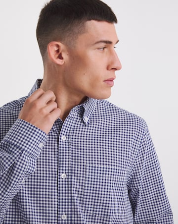 Long Sleeve Gingham Shirt