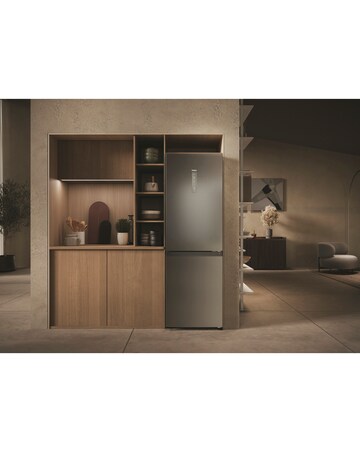 Haier Series 3 HDPW3618DNPK WiFi 185cm 60/40 Fridge Freezer Silver + Install