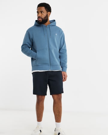 Polo Ralph Lauren Double Knit Zip Through Hoodie - Blue