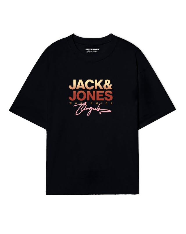 Jack & Jones Canggu Logo T-Shirt - Black