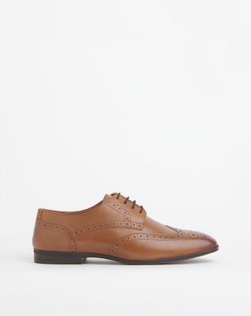 Formal Leather Brogue Extra Wide Fit