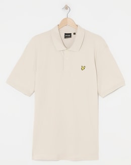 Lyle &amp; Scott Classic Short Sleeve Polo - Sand