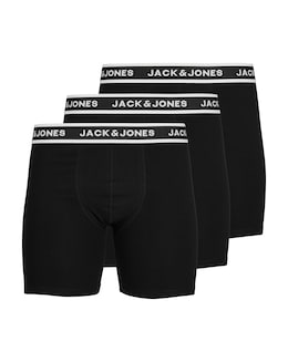 Jack &amp; Jones Boxers 3 Pack - Black