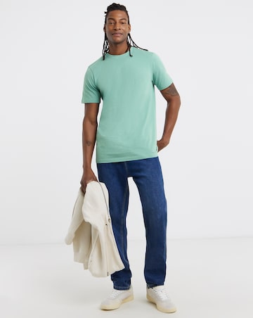 5 Pack Crew Neck T-Shirts Long - Multi