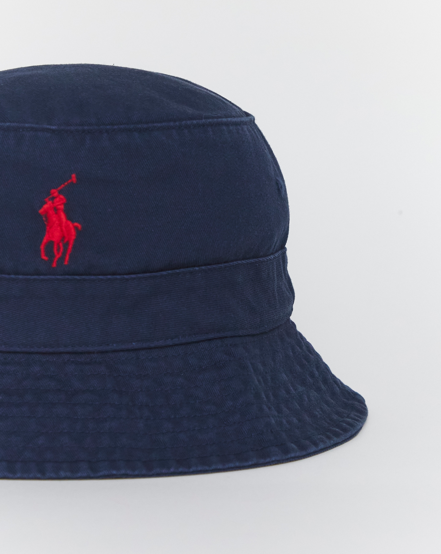 Polo Ralph Lauren Twill Pony Bucket Hat - Navy | Jacamo