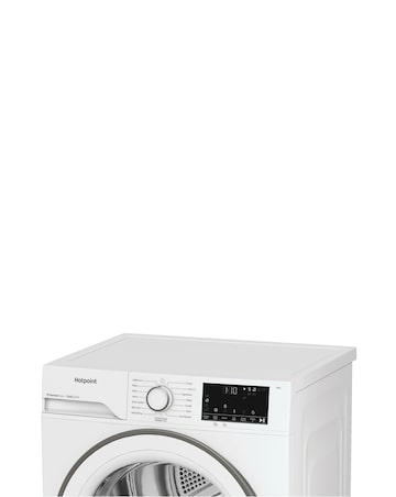Hotpoint FabicCare C HSD 82M WW UK 8kg Heat Pump Tumble Dryer White + Install