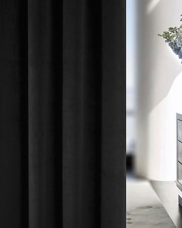 Hampton 100% Blackout Eyelet Velvet Curtain