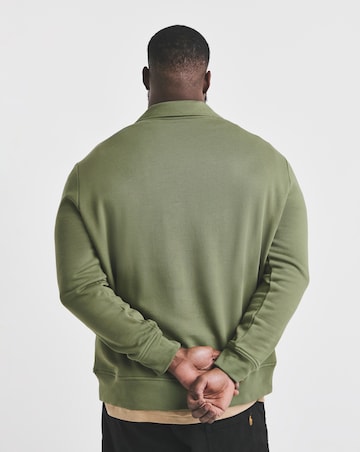 Polo Ralph Lauren Chest Logo 1/4 Zip Sweat - Green