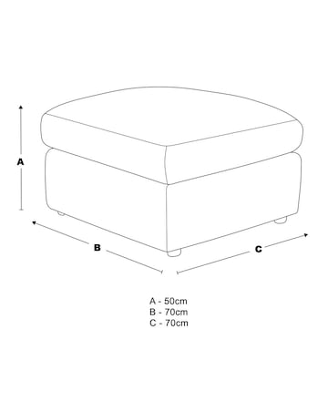 Chicago Crushed Velvet Footstool