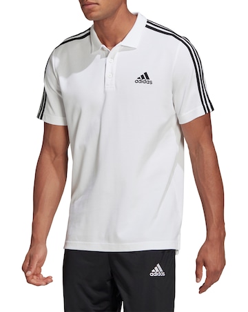 adidas Essentials 3 Stripe Polo