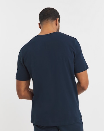 Boss Mix & Match Logo Lounge T-Shirt in Navy
