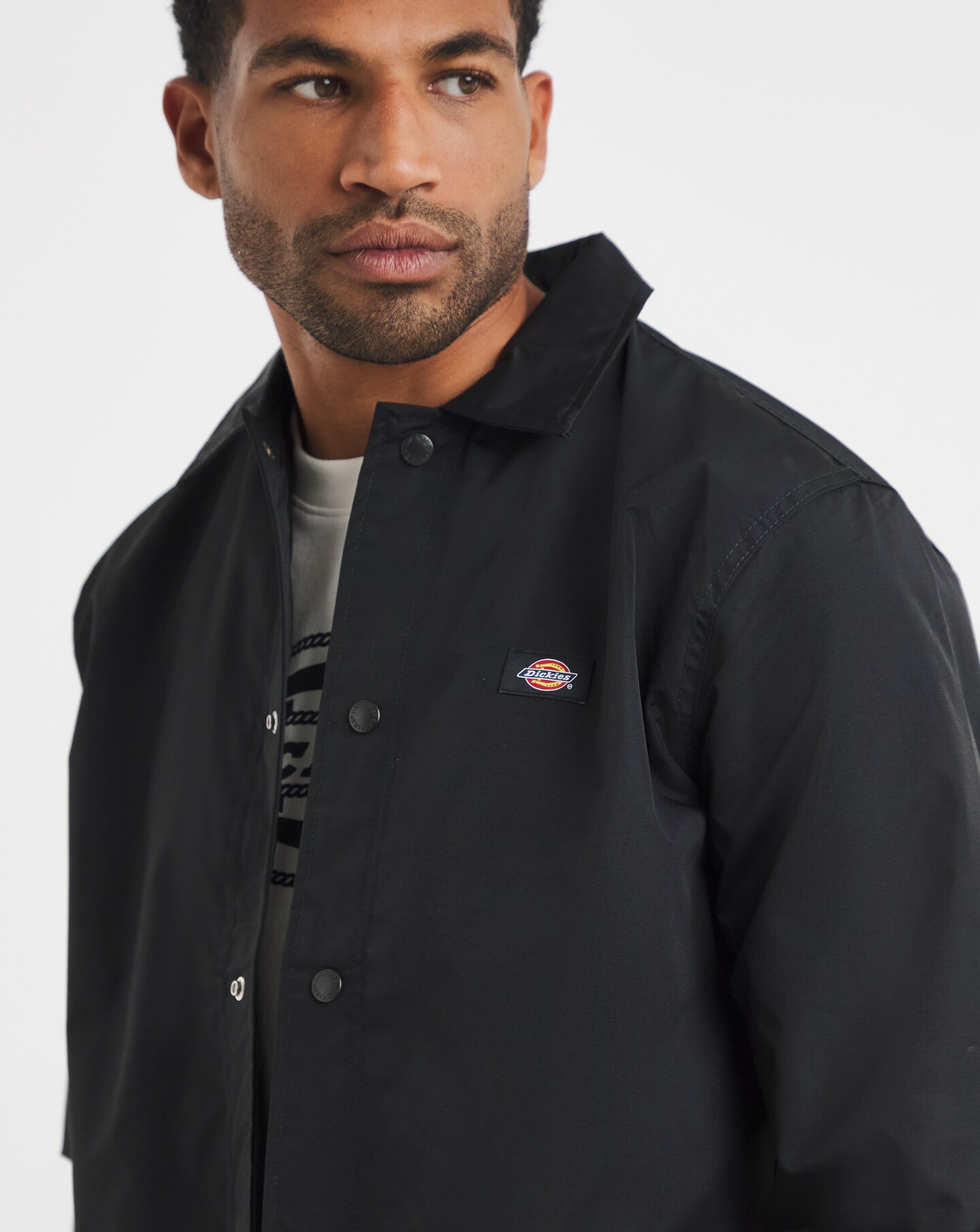 Dickies Oakport Coach Jacket - Black | Jacamo