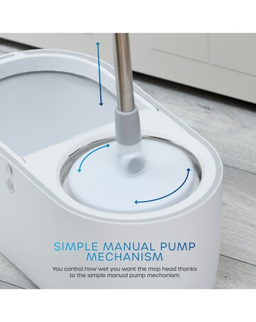 Swan Elevate Spin Mop & Bucket