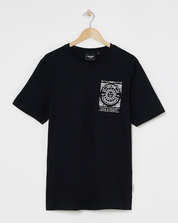 Lyle & Scott Short Sleeve Back Graphic T-Shirt - Black