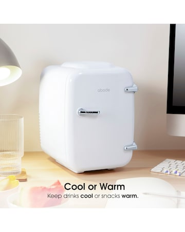 Abode Retro A4CLR201W Mini Cooler and Warmer - White