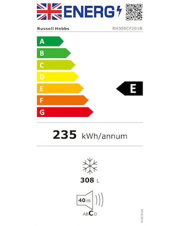 Russell Hobbs RH300CF201B 300L Chest Freezer - Black