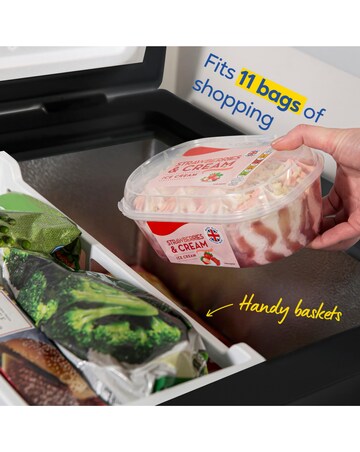 Russell Hobbs RH198CF0E1B 198 Litre Chest Freezer - Black