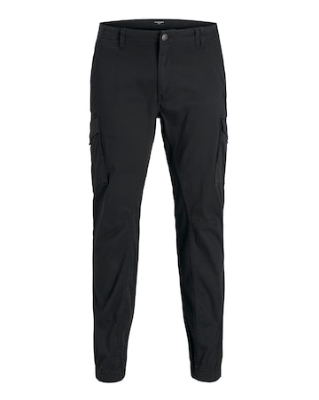 Jack & Jones Black Paul Cargo Trouser