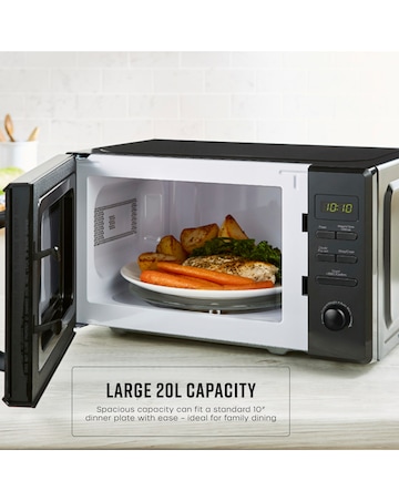 Swan SM4421BLK 20L Black Digital Microwave