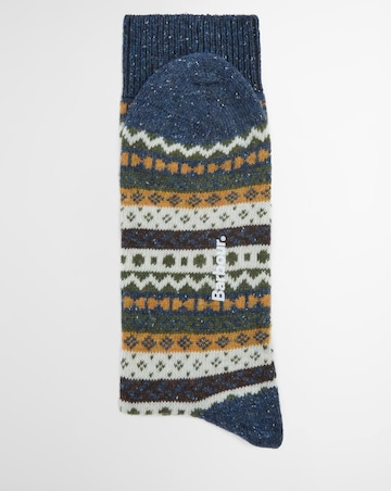 Barbour Fair Isle Sock 2 Pack - Classic