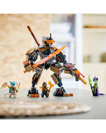 LEGO NINJAGO Cole's Mission Mech & Dragon Zane 71854