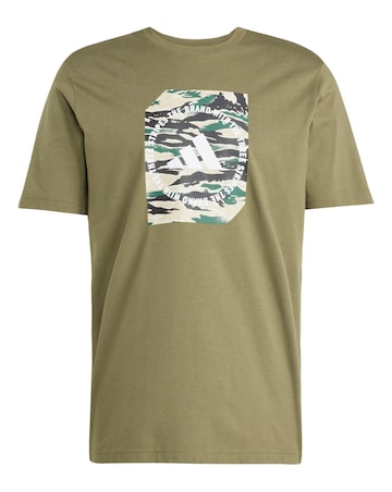 adidas Camo Box Logo T-Shirt