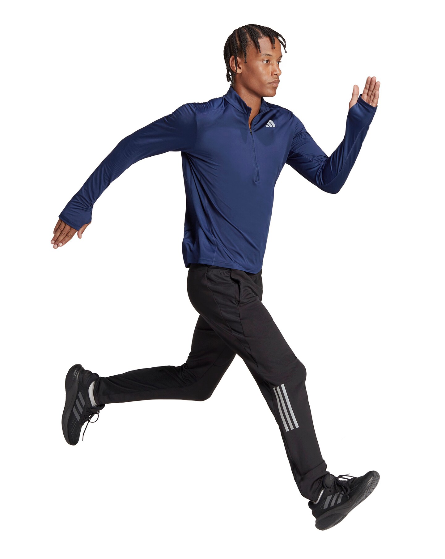 adidas 1/2 Zip Long-Sleeve Top | Jacamo