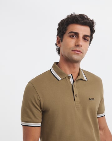 BOSS Short Sleeve Paddy Polo - Brown