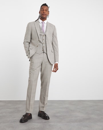 Tailored Check Suit Waistcoat