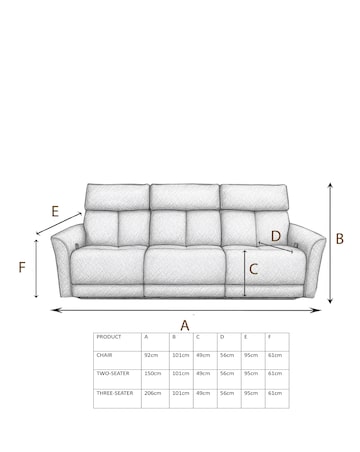 Aspire Ashford Fabric Recliner Chair