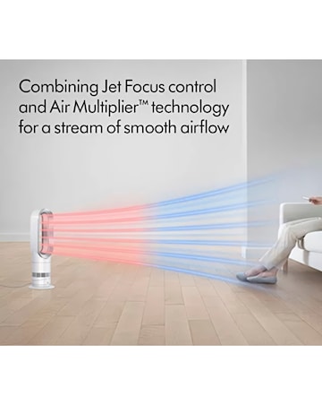 Dyson AM09 - Hot + Cool Tower Fan heater, White