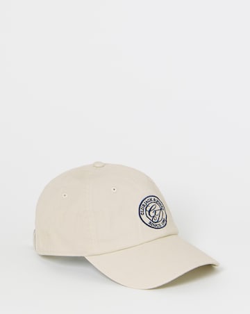 Jack & Jones Soft Base Club Logo Cap - Cream
