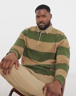 Polo Ralph Lauren Striped Rugby - Olive/Khaki
