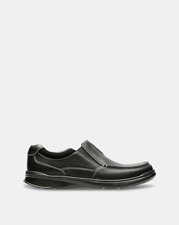 Clarks Cotrell Leather Shoe - Black