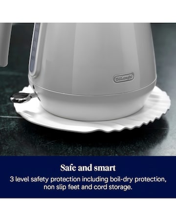 De'Longhi Eclettica KBY3001.W White Kettle