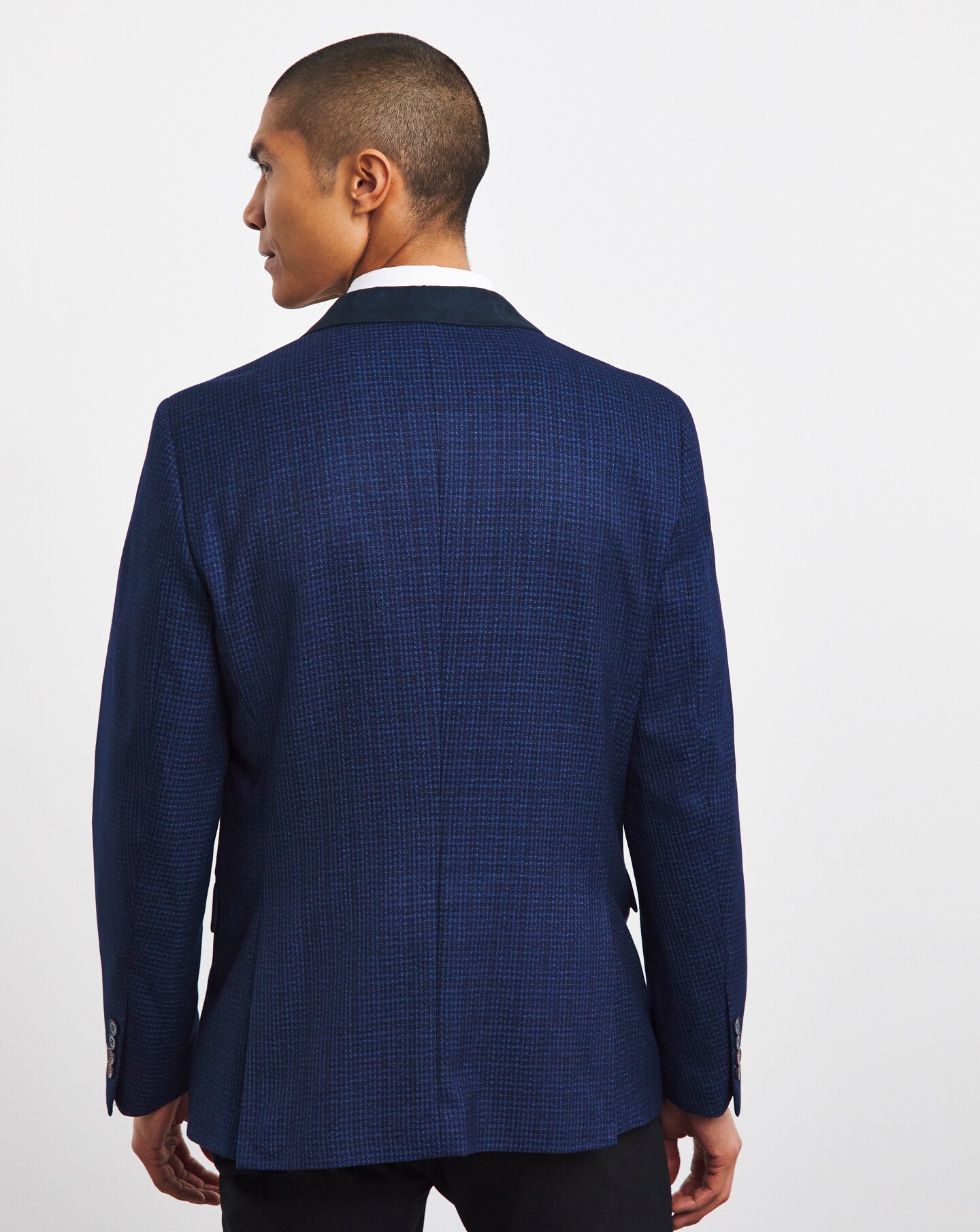 Joe Browns Regular Fit Mirco Check Suit Blazer Jacamo