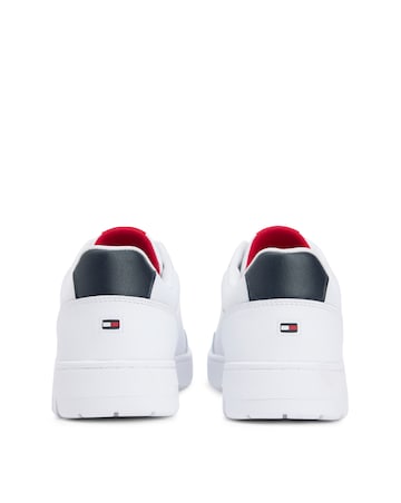 Tommy Hilfiger Basket Lite Leather Trainer - White