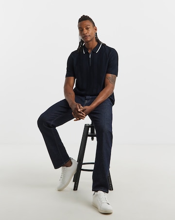 Ted Baker Zip Neck Orbite Polo Shirt