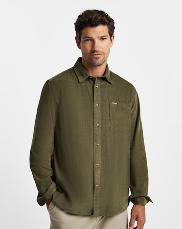 Barbour Bramside Relaxed Cord Shirt - Olive