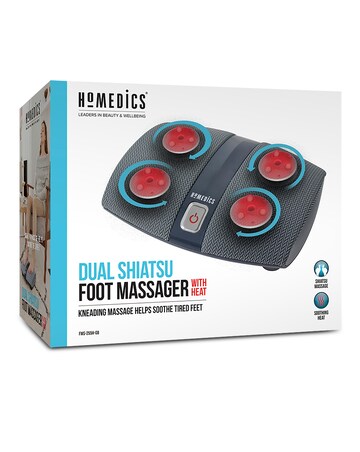 HoMedics Dual Shiatsu Heated Foot Massager