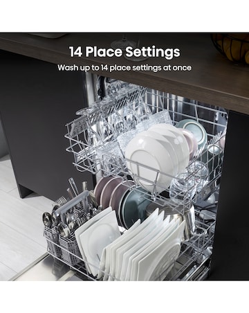 Hisense HS642D90WUK 14 Place Settings Dishwasher - White