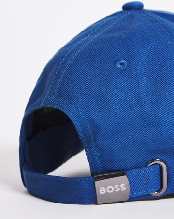 BOSS Bright Blue Pixel Logo Cap