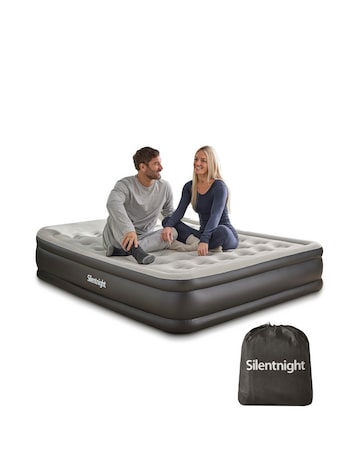 Silentnight Ultimate Deep Sleep High-Rise Airbed with Electric Pump - King