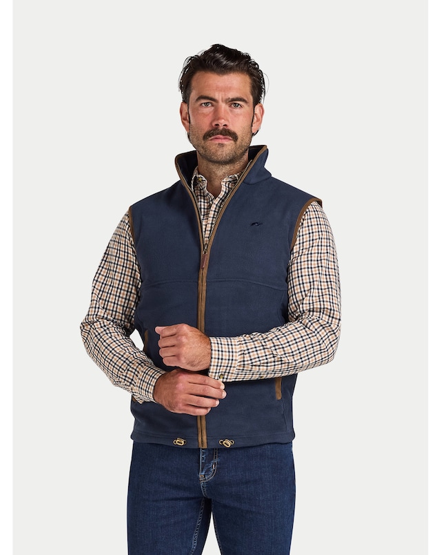 Raging Bull Fleece Gilet Navy