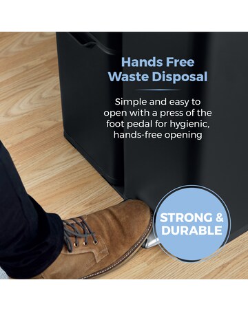 Tower 60L Recycling Bin with 3 Individual Compartments