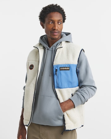 Napapijri Yupik Fleece Gilet - White