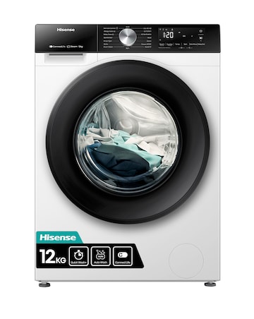 Hisense 3S Series WF3S1243BW3 WiFi-enabled 12kg 1400 Spin Washing Machine - Whit
