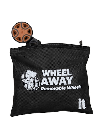 IT Luggage Convertible XL Suitcase with Removable Wheels